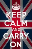 Keep calm and carry on - Union Jack