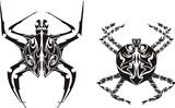 Stylized spiders