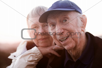 Relaxing Senior Couple
