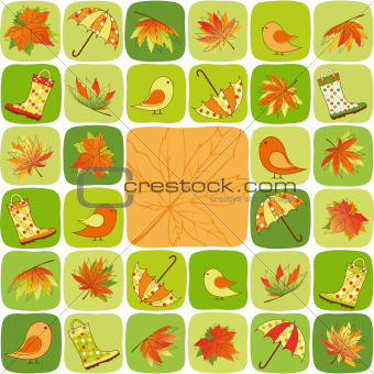 Colorful Autumn illustration