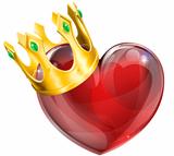 King of hearts concept
