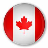 Badge with flag of Canada
