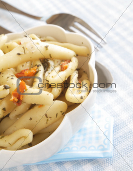 bowl with pasta