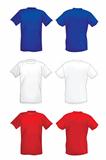 Multicolored vector T-shirt design template