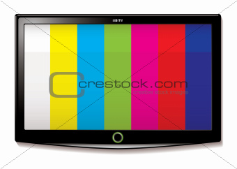 LCD TV Test screen