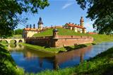 Medieval castle in Niasvizh, Belarus.