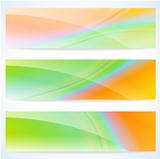 Glossy soft abstract banners