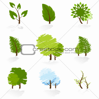 Tree Symbols Set