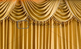 Light Gold fabric Curtain