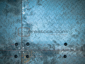 Texture of Raw Steel Plate on Panel