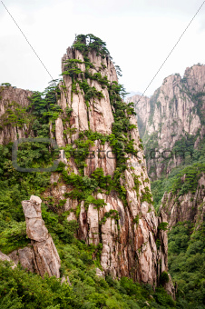 Huangshan mountain peak