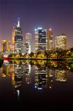 Perfect Reflection - Melbourne City Skyline