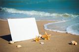 Summer / Blank Beach Paper on the sea 