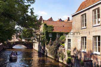 canal in Ghent, Belgium