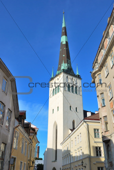 Tallinn, Estonia. St. Olaf  church