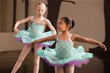 Cute Ballet Students Twirling
