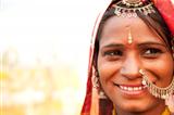 Happy Indian woman
