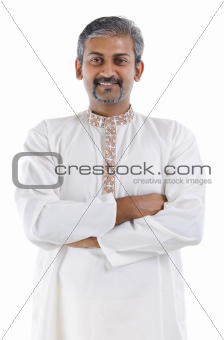 Confident Indian man