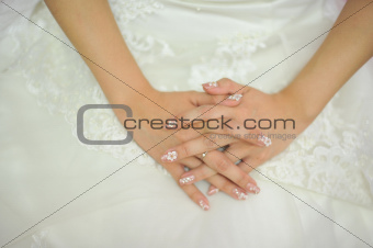 Bride hand