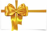 Yellow ribbon with bow
