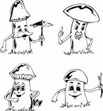 Mushroom cartoons