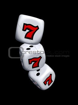 dice with slot seven