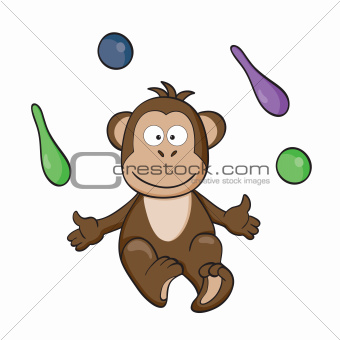 cartoon monkey hand