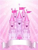 Pink Castle place card