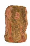 Sandstone carvings woman dancsing