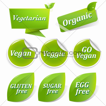 Vegan Labels Big Set