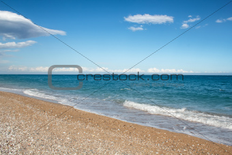 Beach at the mediterranean sea