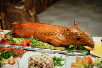 roast suckling pig