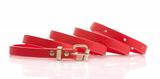 Red fashion belt