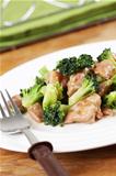 Chicken and broccoli stir fry