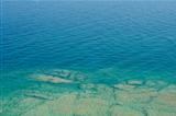 Transparent waters of Garda Lake, Italy