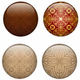 Glass Circle Button Basque Textures