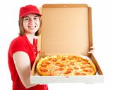 Teen Girl Delivers Pizza