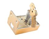 Mortise lock with keys