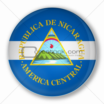 Badge with flag of Nicaragua