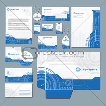 Modern technology stationery set