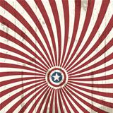 Abstract background with american flag elements. Vector illustra
