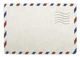 Vintage mailing envelope. Vector template for your designs, EPS 