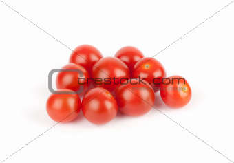 tomatoes isolated on the white
