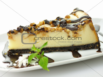 cheesecake with chocolate