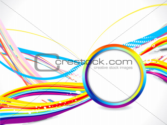 abstract colorful wace background wtih cricle