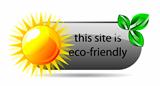 Vector eco friendly website icon