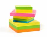 Stack of colorful Sticky Notes 