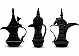 Arabic Coffee Pot - Dallah - Vector Illustration