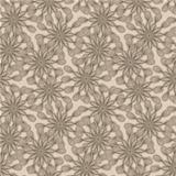 vector seamless floral  monochrome pattern with bizarre flowers