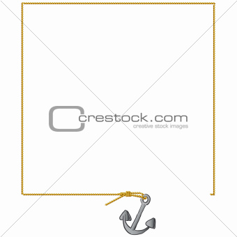 Rope with an anchor
